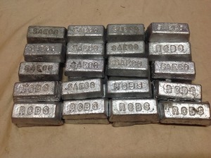 lot 232 image: 40# Lead Ingots