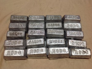 lot 233 image: 40# Lead Ingots