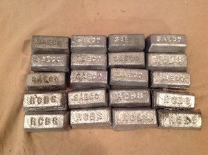 lot 235 image: 40# Lead Ingots