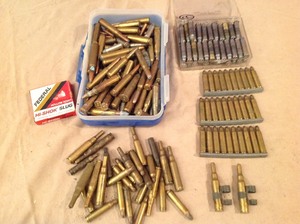 lot 242 image: Assorted Casing & Reloads