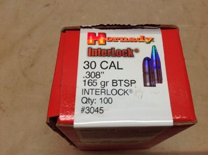 lot 241 image: 30 Cal .308 165 gr Interlock