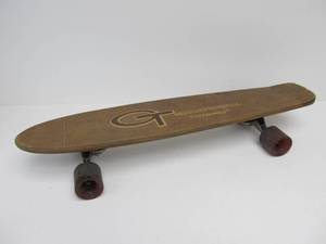 lot 182 image: Vintage California Woody Wooden Skateboard