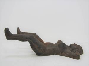 lot 85 image: Vintage Cast Iron Nude Nellie Boot Scraper