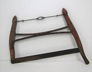 lot 97 image: Primitive Antique Buck Saw