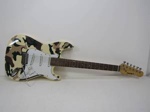 lot 52 image: MAHAR Camo Electric Guitar