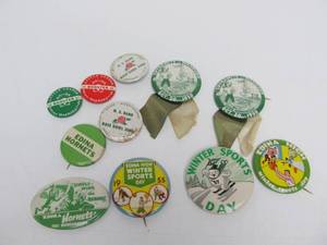 lot 135 image: Group of 1950s era EDINA Highschool Buttons