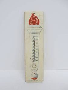 lot 158 image: Vintage 1950s STANDARD OIL Advertising Thermometer