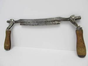 lot 192 image: Signed Antique JS CANTELO Boston Folding Lockable Woodworking Draw Knife