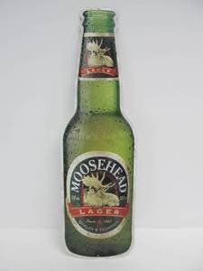 lot 210 image: MOOSE DROOL Metal Beer Sign