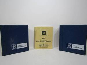 lot 251 image: 1987 Buick Service Mechanic Manuals