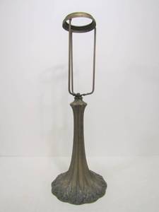 lot 306 image: Antique Sculptural Cast Metal Table Lamp Base