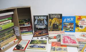 lot 71 image: Large Lot of Coffee Table etc Books Featuring Classic & Antique Cars