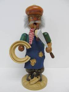 lot 225 image: Excellent German SEIFFENER Wood Smoker Doll
