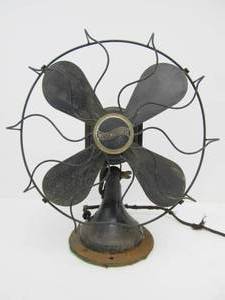 lot 240 image: Vintage 1920s-30s WESTINGHOUSE Industrial Style Desk Fan