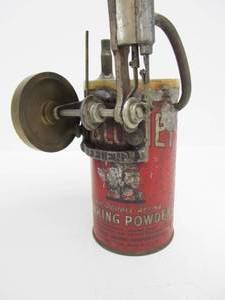 lot 250 image: Awesome Old Vintage Folk Art Weeden Steam Engine 