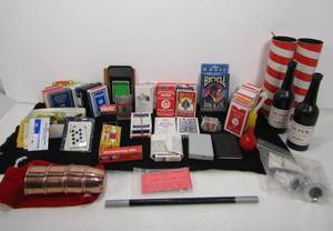 lot 282 image: Large Lot of Vintage etc Magic Tricks