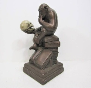 lot 351 image: Vintage Austin Productions Darwins Ape Statue