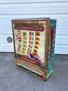 lot 329 image: Vintage 1940s-50s Era Pinball Machine Top