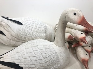 lot 371 image: Lot of 12 Snow Goose Decoys