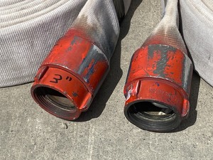 lot 11 image: Lot Of (4) 3 X 50ft Fire-Truck Water Hoses
