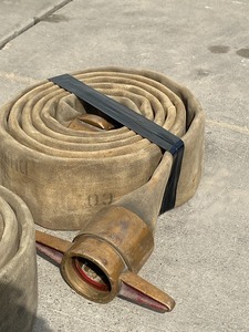 lot 17 image: Lot Of (2) Vintage Firetruck Water Hoses