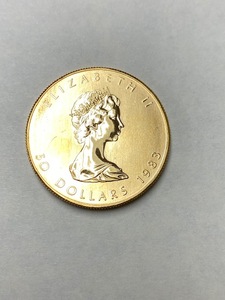 1oz Gold Canadian Maple Leaf Coin