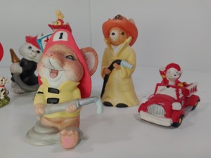 lot 207 image: Firefighter Animal Figurines