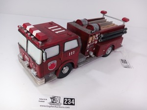 lot 234 image: Vintage Resin Fire Truck 1