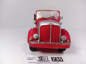 lot 235 image: Vintage Resin Fire Truck 2
