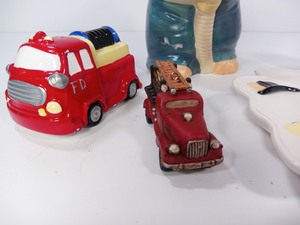 lot 243 image: Adorable Vintage Porcelain Fireman Collection