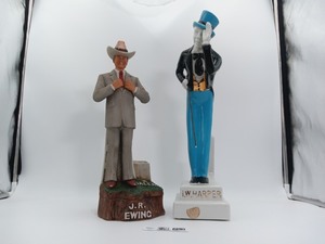 lot 253 image: J.R. Ewing & I.W. Harper Limitted Edition  Decanters