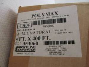lot 50 image: roll of poly max