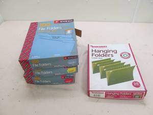 lot 62 image: file folders hanging folders