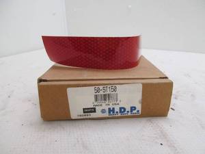 lot 75 image: red reflector tape strips