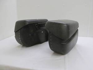 lot 194 image: motorcycle hard bags