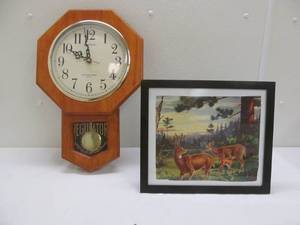 lot 199 image: clock, picture