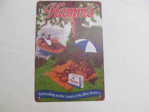 lot 162 image: Hamms sign