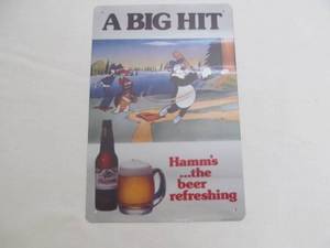 lot 163 image: Hamms sign