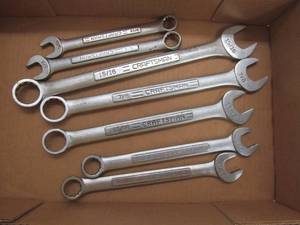 lot 168 image: craftsman wrenches