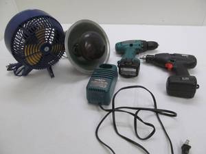 lot 170 image: drills, light, fan