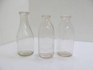 lot 230 image: milk bottles