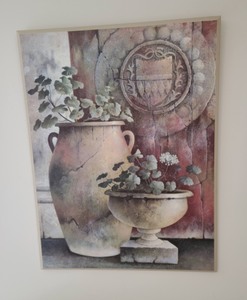 lot 125 image: Pair of Large Decorative Prints