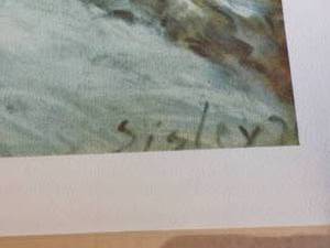 lot 180 image: Framed Art By Sisley