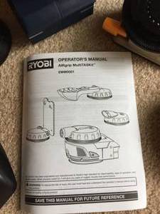 lot 206 image: Ryobi Airgrip Multitask Kit
