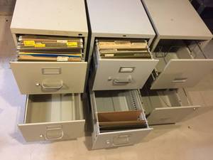 lot 207 image: Two Drawer File Cabinet Lot