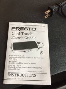 lot 212 image: Presto Griddle