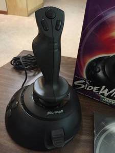 lot 227 image: Sidewinder Joystick By Microsoft