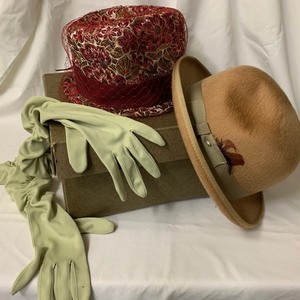lot 63 image: Vintage His and Hers Hats