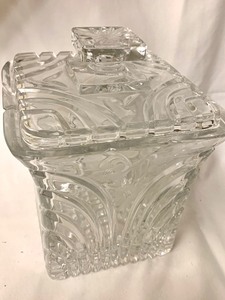 lot 64 image: Waterford Decanter and Covered Jar