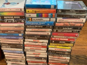 lot 152 image: Lot of Cassette Tapes and CDs